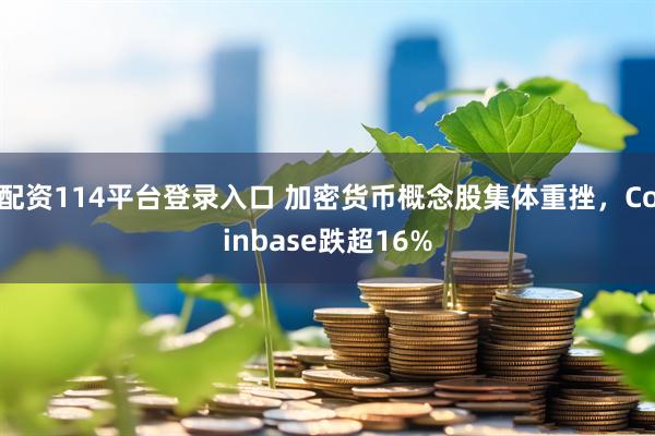 配资114平台登录入口 加密货币概念股集体重挫，Coinbase跌超16%